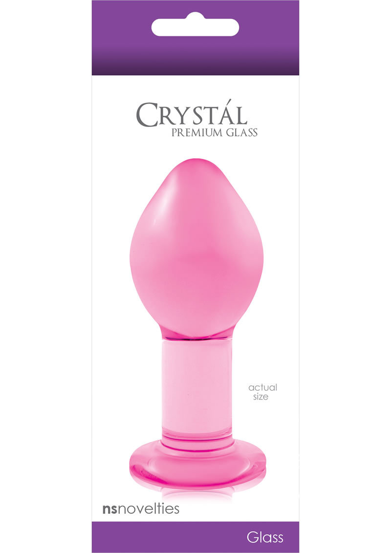 NS0701-34 "crystal large pink" стимулятор анальный 1 шт.