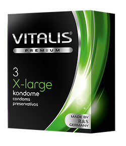 Презервативы Vitalis Premium - X - large, 3 шт.