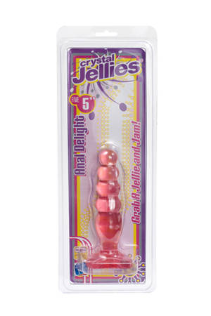 Анальная ёлочка Crystal Jellies 5" Anal Delight (DJ0283-01)