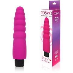 Вибратор, длина 150 мм, диаметр 33 мм, цвет розовый, Cosmo 