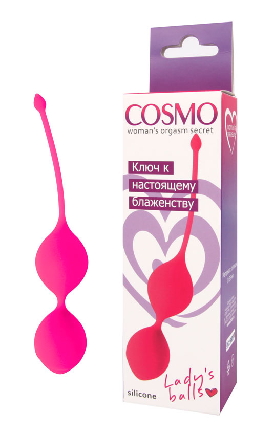 Шарики вагинальные, розовые D 36 мм (CSM-23002-25)