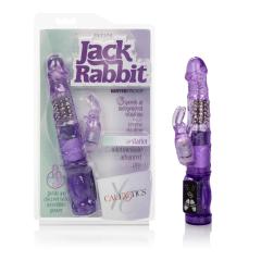 Фиолетовый вибромассажер Petite Jack Rabbit - 24 см. | California Exotic Novelties