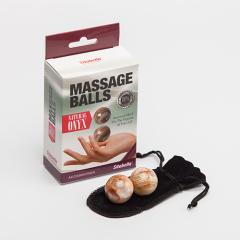 Шарики вагинальные Massage Balls, оникс
