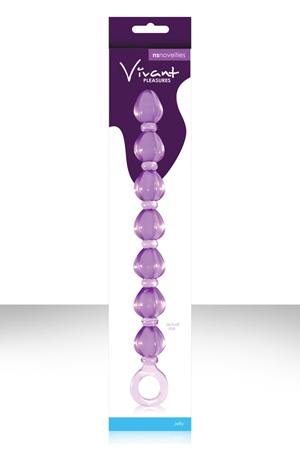 Стимулятор анальный "Vivant purple" NS0525-15