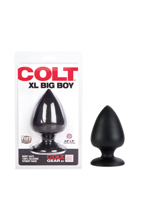 Анальная пробка COLT XL BIG BOY - BLACK из силикон (SE6872-15)
