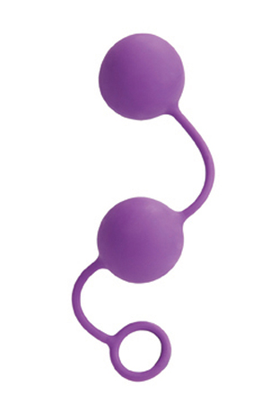 Шарики вагинальные Lia Love Balls, фиолетовые