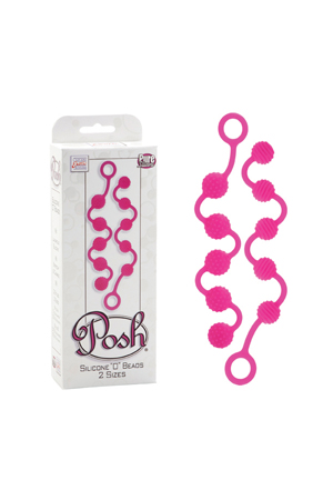 Набор анальных цепочек Posh Silicone “O” Beads роз (SE1322-10)