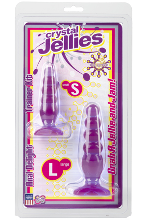 Набор из анальных елочек Crystal Jellies - Anal Trainer Kit (DJ0283-12)