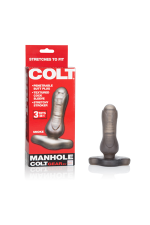 Анальная пробка COLT Manhole серая (SE6888-10)